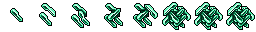green crystal shard