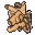 wooden trash