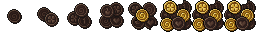 dark chocolate coin